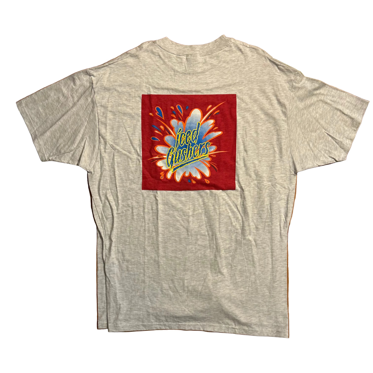 Hanes Beefy Iced Gushers Coastal Grey Tshirt - XLarge - 25.5" x 35.5"