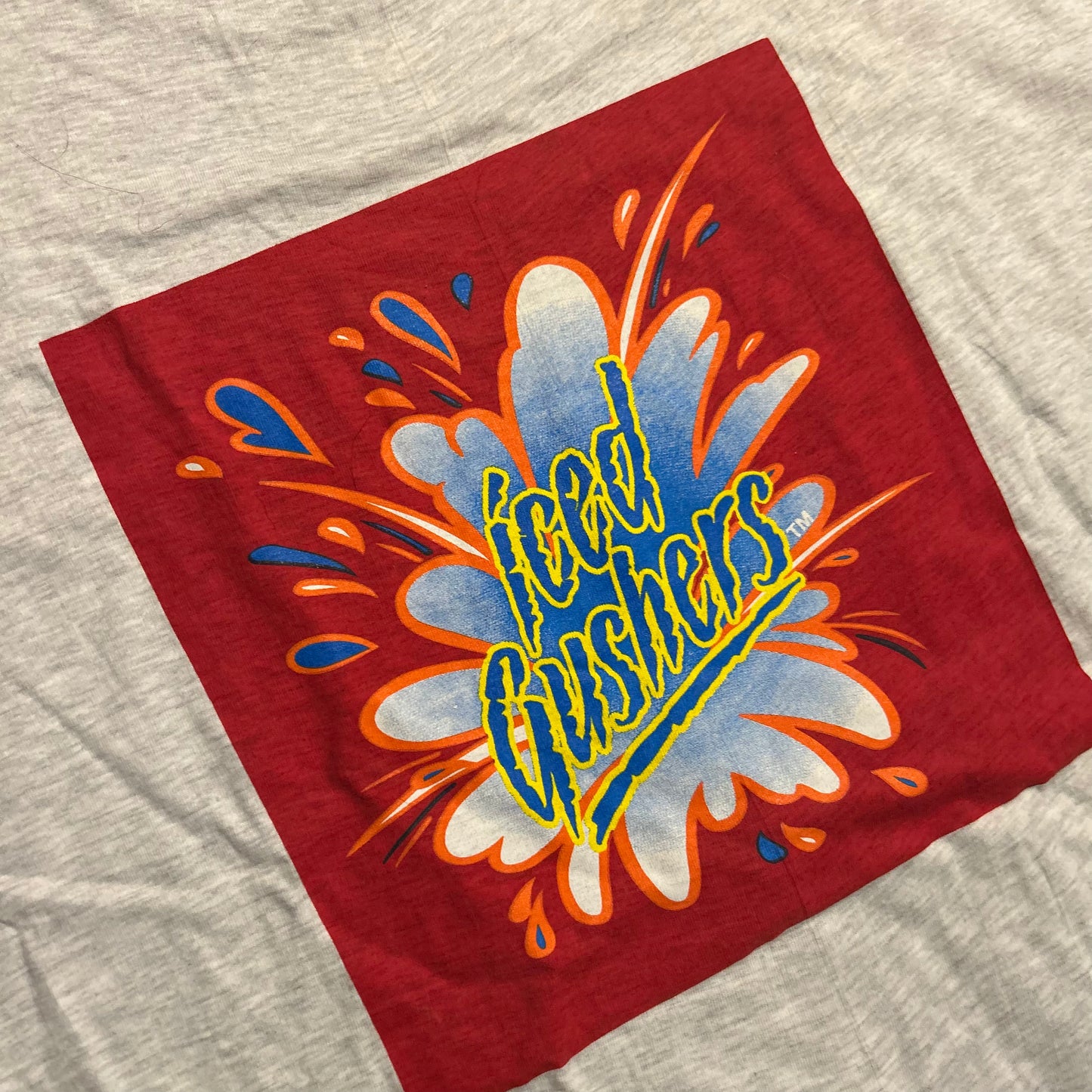 Hanes Beefy Iced Gushers Coastal Grey Tshirt - XLarge - 25.5" x 35.5"