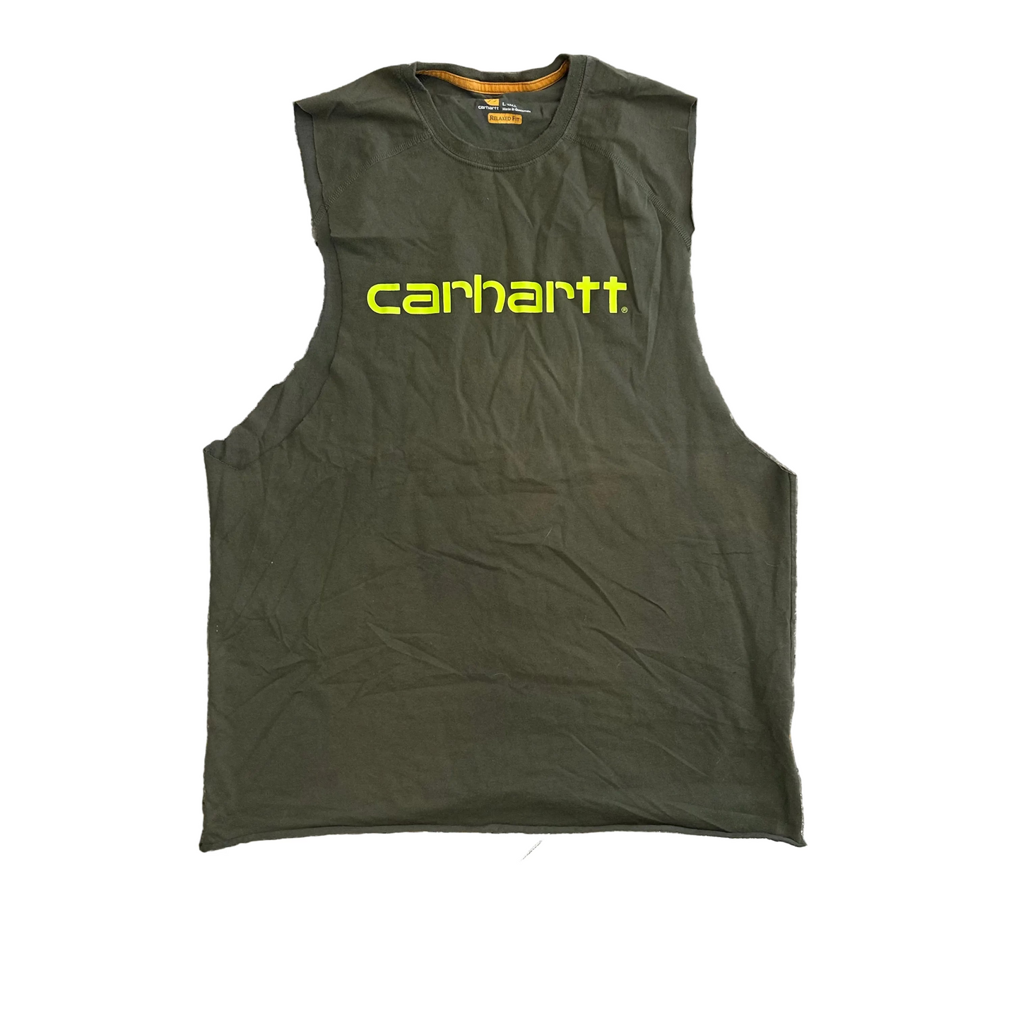 Carhartt Carphartt Green Tank Top Shirt - Large - 22" x 29"