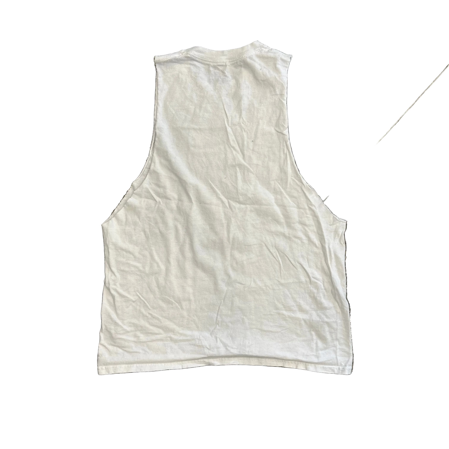 Whitney White Tank Top Shirt - Medium - 21" x 27"