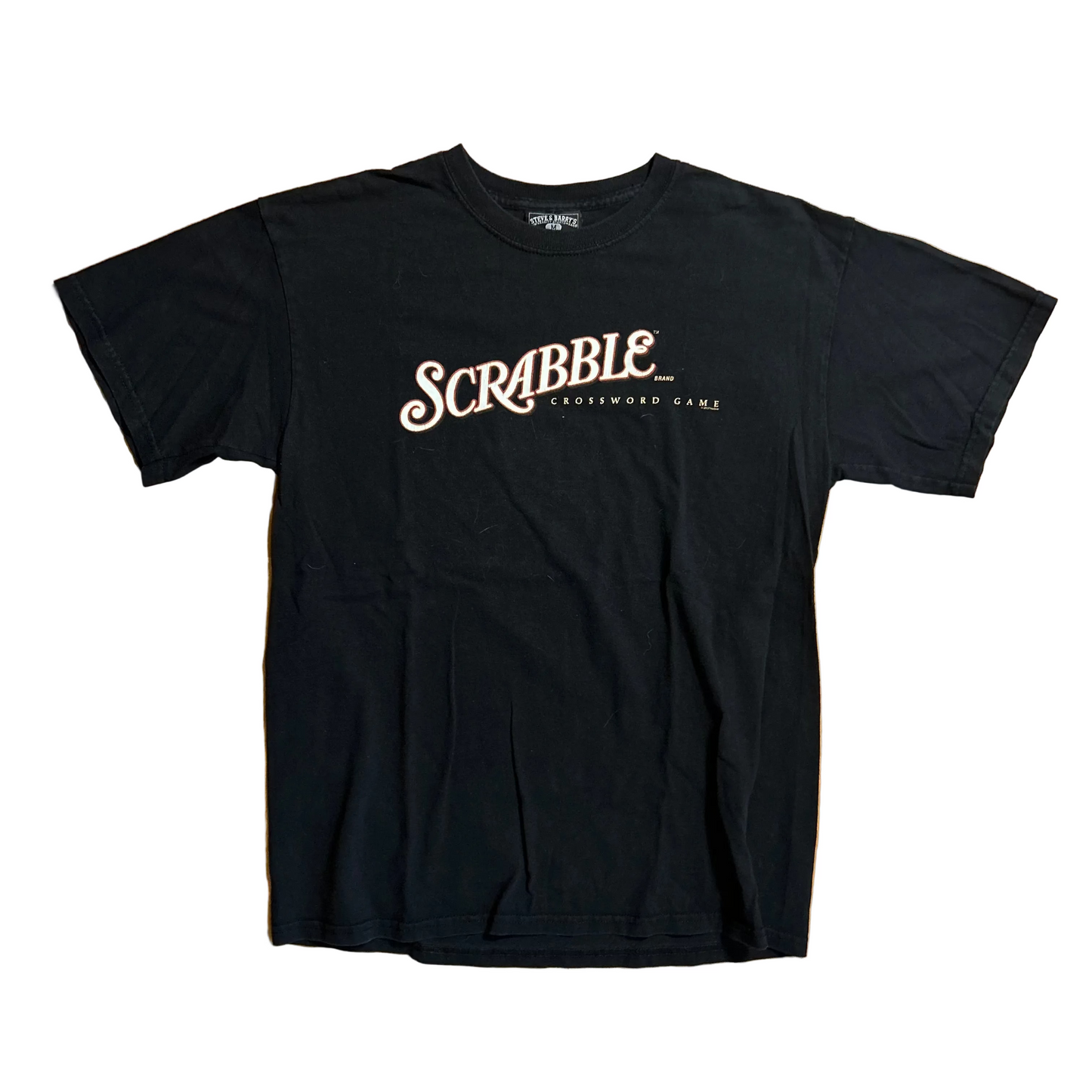 Steve and Barry’s Scrabble Crossword Board Game 2007 Navy Blue Tshirt - Medium - 20" x 27.5"