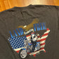 Big Dogs Land of the Free Motorcycle Bike Grey Longsleeve Shirt - XLarge - 25" x 31"