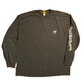 Big Dogs Land of the Free Motorcycle Bike Grey Longsleeve Shirt - XLarge - 25" x 31"