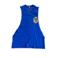 Costa Rice Imperial Cerveza Pura Vida Blue Tank Top Shirt - Medium - 20.5" x 26"