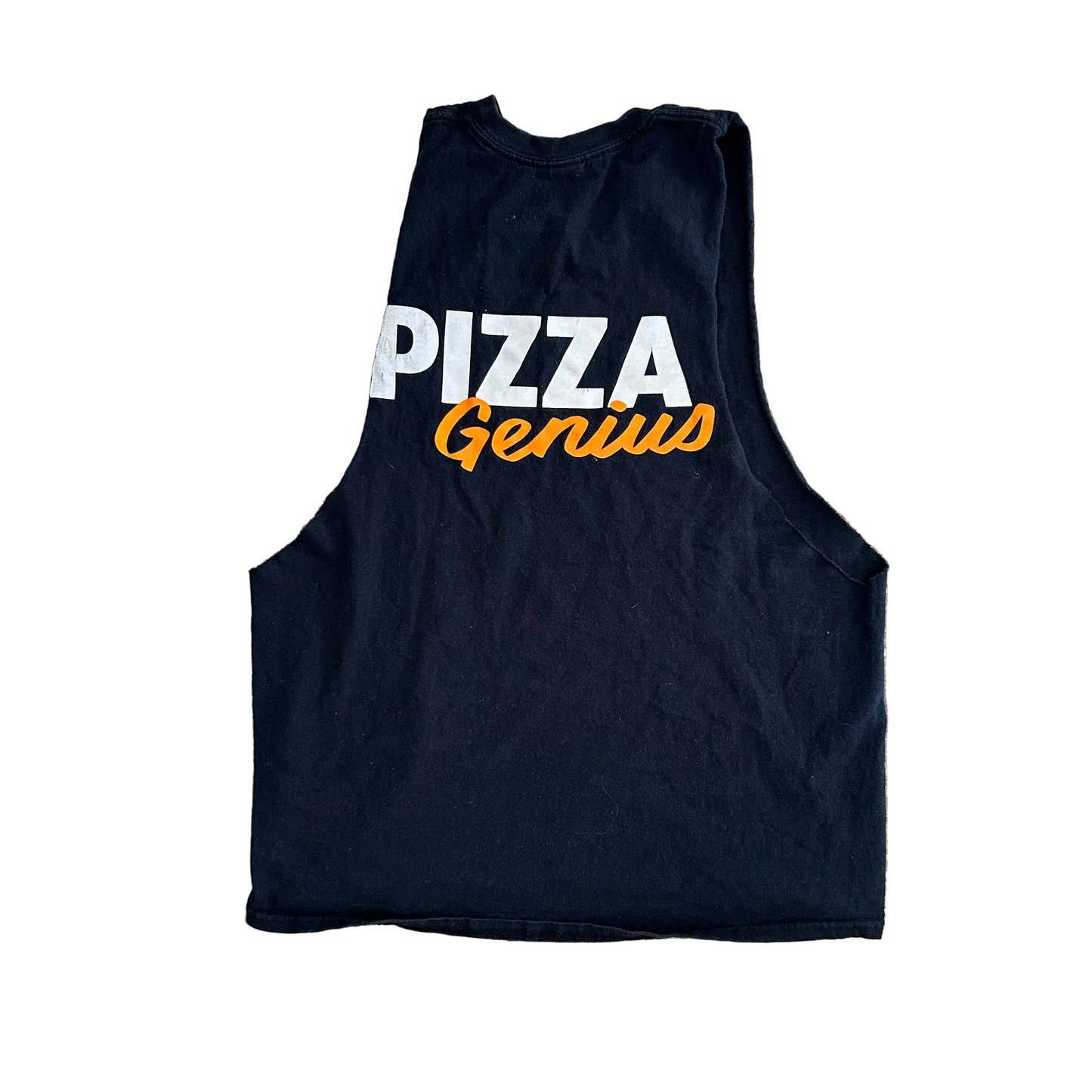 Little Caesars Pizza Genius Black Tank Top Shirt - Medium - 21" x 27"