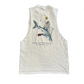 St Thomas Virgin Islands Bonafide Fishing White Tank Top Shirt - Medium - 20" x 28"