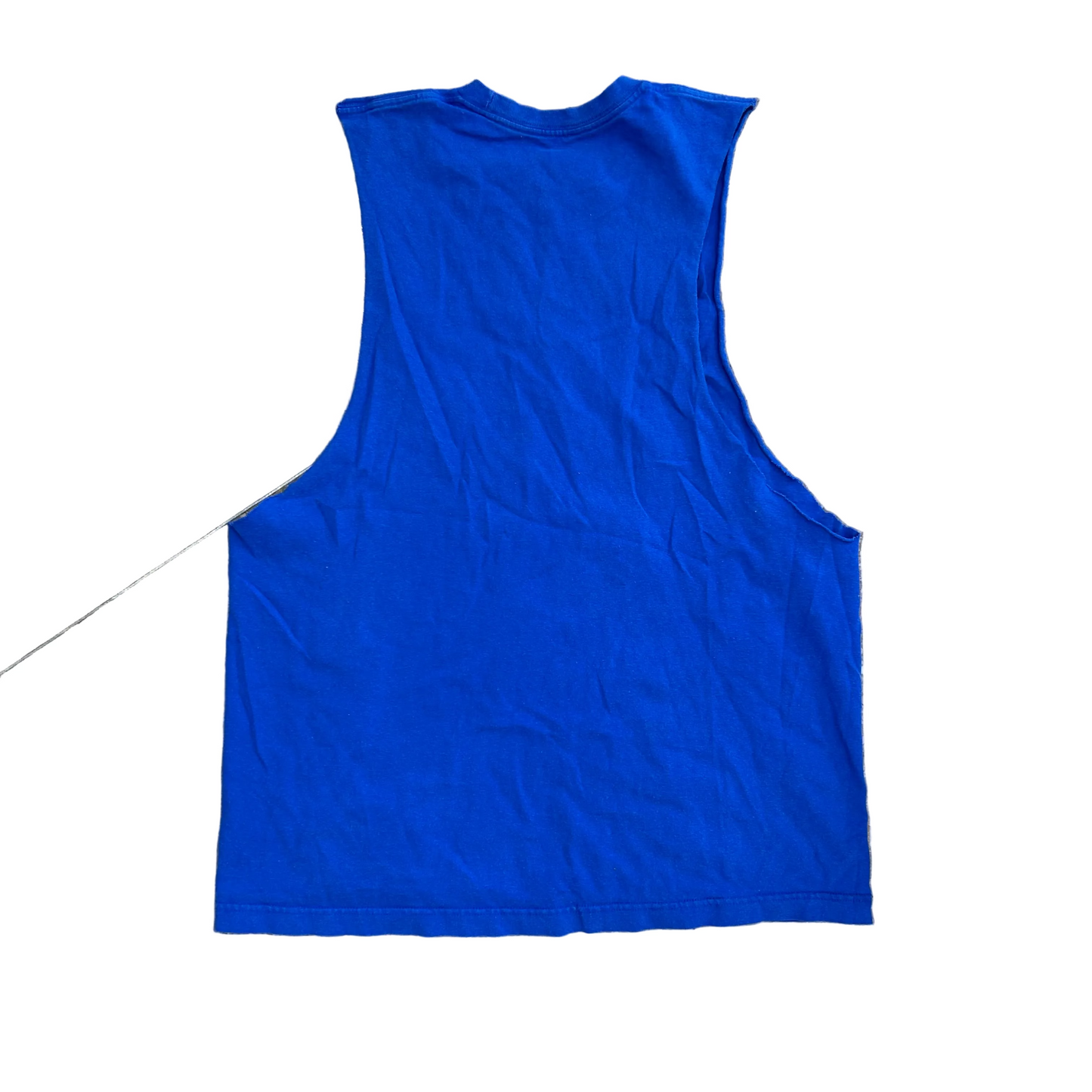 Nike Cubs Baseball Blue Tank Top Shirt - Large - 22" x 29"