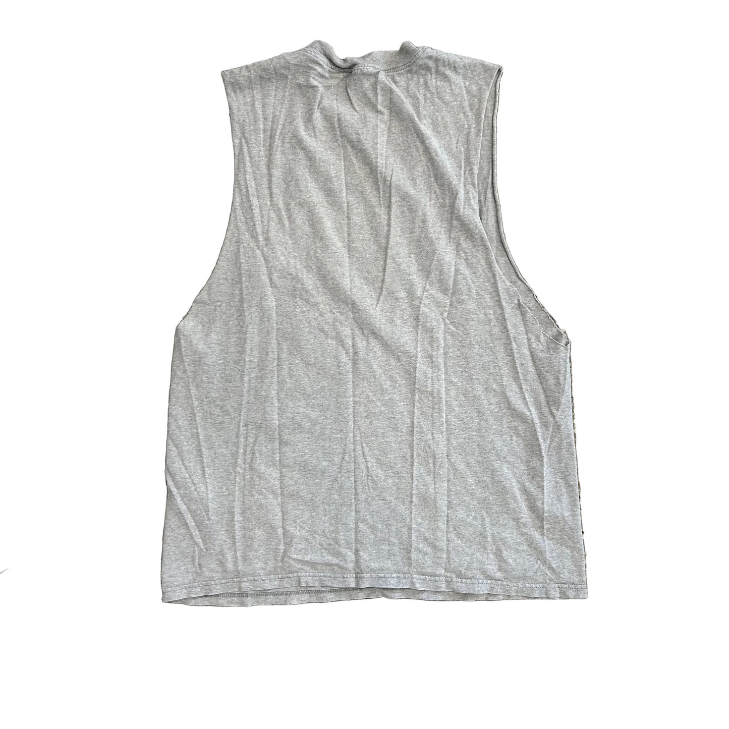 Notre Dame Irish Football Grey Tank Top Shirt - Medium - 20" x 27"