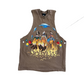 90's Habitat Brown Tank Top Shirt - Medium - 20" x 27"