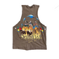 90's Habitat Brown Tank Top Shirt - Medium - 20" x 27"