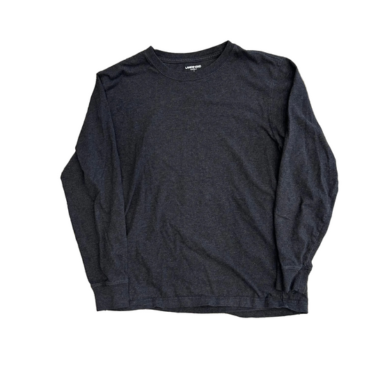 Lands End Blank Grey Longsleeve Shirt - Medium - 20" x 25"