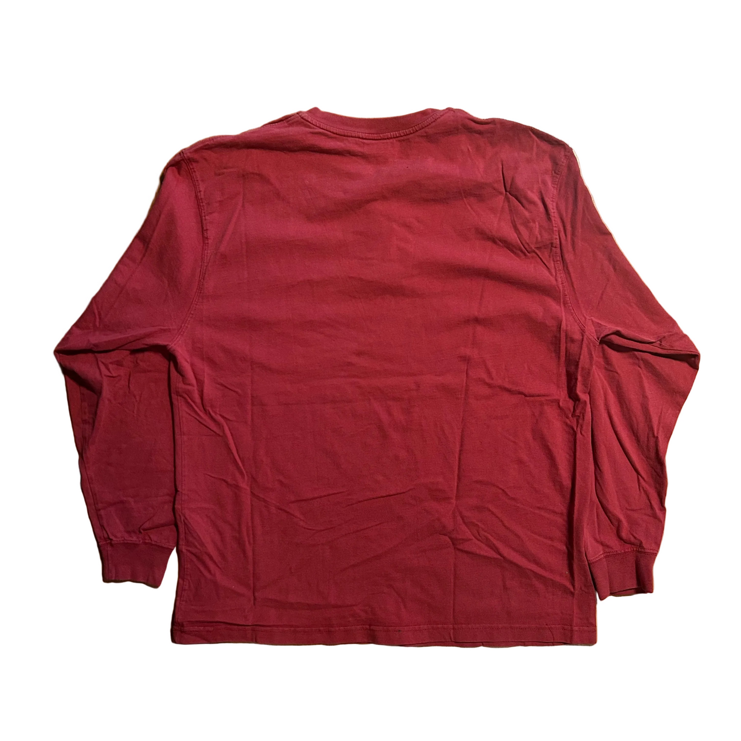 Carhartt Carphartt Red Quarter Button Up Henley Longsleeve Shirt - XLarge - 24" x 30"