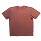 Carhartt Carphartt Red Pink Pocket Tshirt - XLarge - 24.5" x 30"