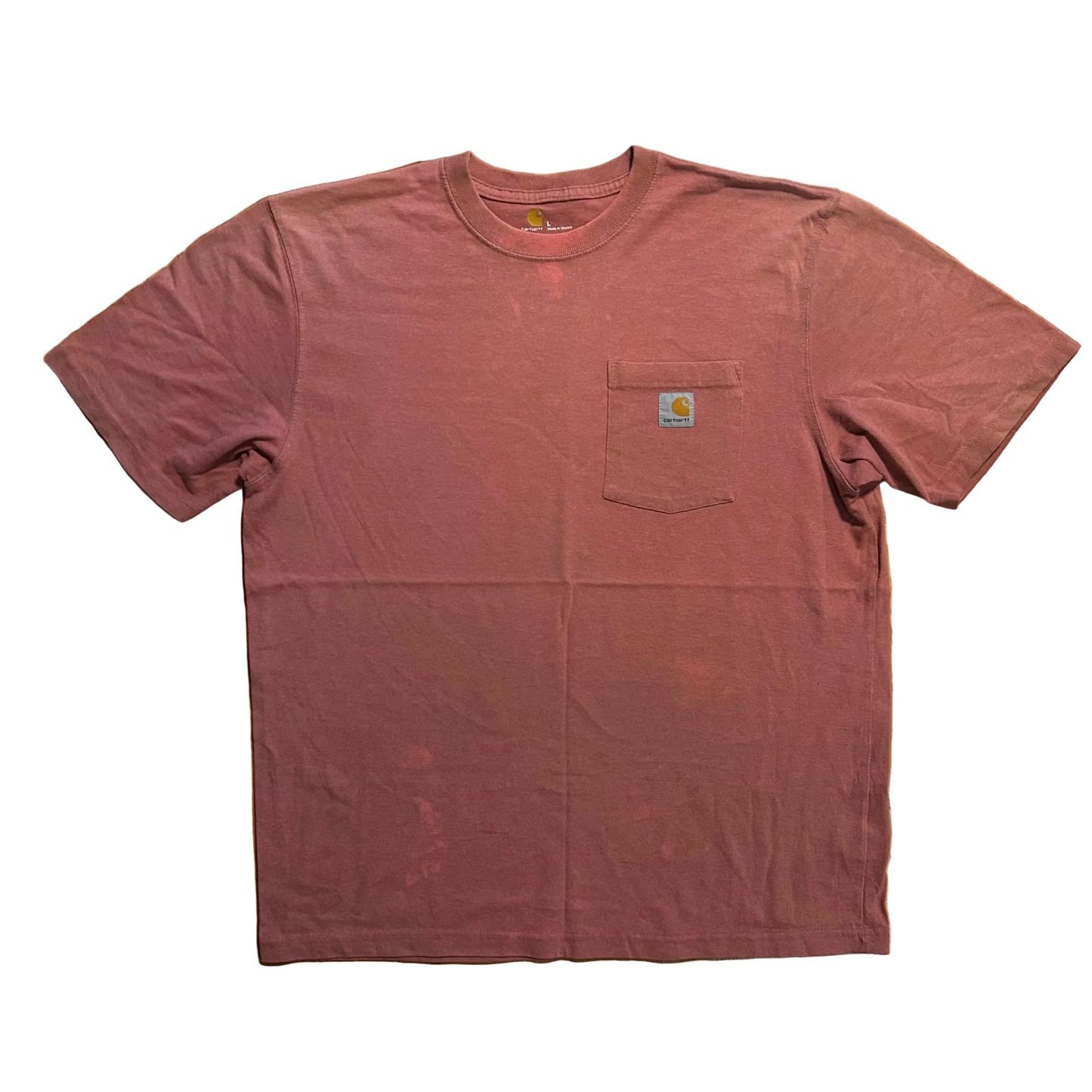 Carhartt Carphartt Red Pink Pocket Tshirt - XLarge - 24.5" x 30"
