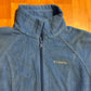 Columbia Blue Zip Up Fleece Jacket - Small - 18" x 24"