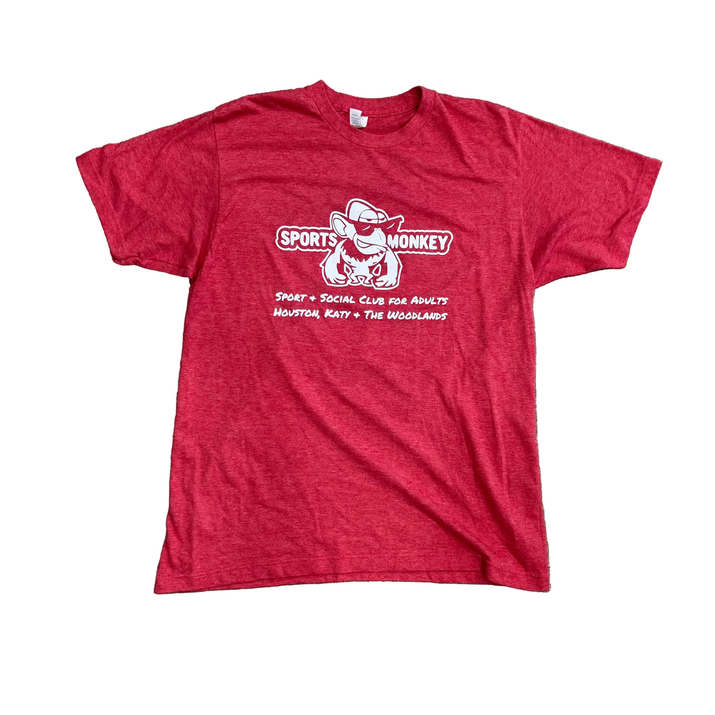 Sports Monkey Red Tshirt - Medium - 20" x 28"