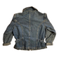 Xhiliration Denim Jean Zip Up Jacket - Small - 19" x 21"