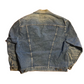 80/90's Wrangler Button Up Light Wash Denim Trucker Jacket - Large - 23" x 25"