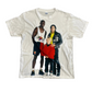 Michael Jordan Michael Jackson Kevin McAllister Home Alone White Tshirt - Large - 22" x 29"