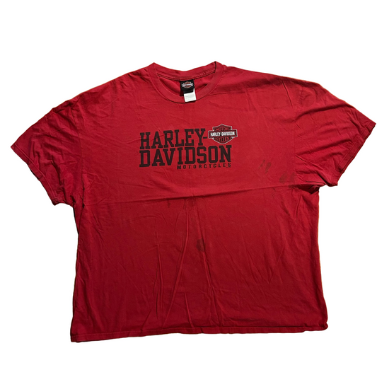 Harley Davidson Motorcycles Southern Thunder Red Tshirt - XLarge - 29" x 31"