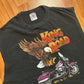 Jerzees King of the Road Eagle Motorcycle Black Tanktop Shirt - Large - 23" x 30.5"