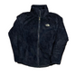The North Face Black Gold Fleece Zip Up Jacket - Small - 18" x 24"