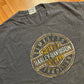 Hanes Beefy Harley Davidson Motorcycles Lima Peru Gray Tshirt - Large - 23" x 28"
