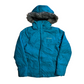 Columbia Teal Blue Green Zip Up Winter Jacket Puffer Coat - Small - 19" x 25"