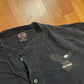 90’s Harley Davidson Motorcycles Quarter Button Pacific Hawaii Black Tshirt - XLarge - 25" x 31"