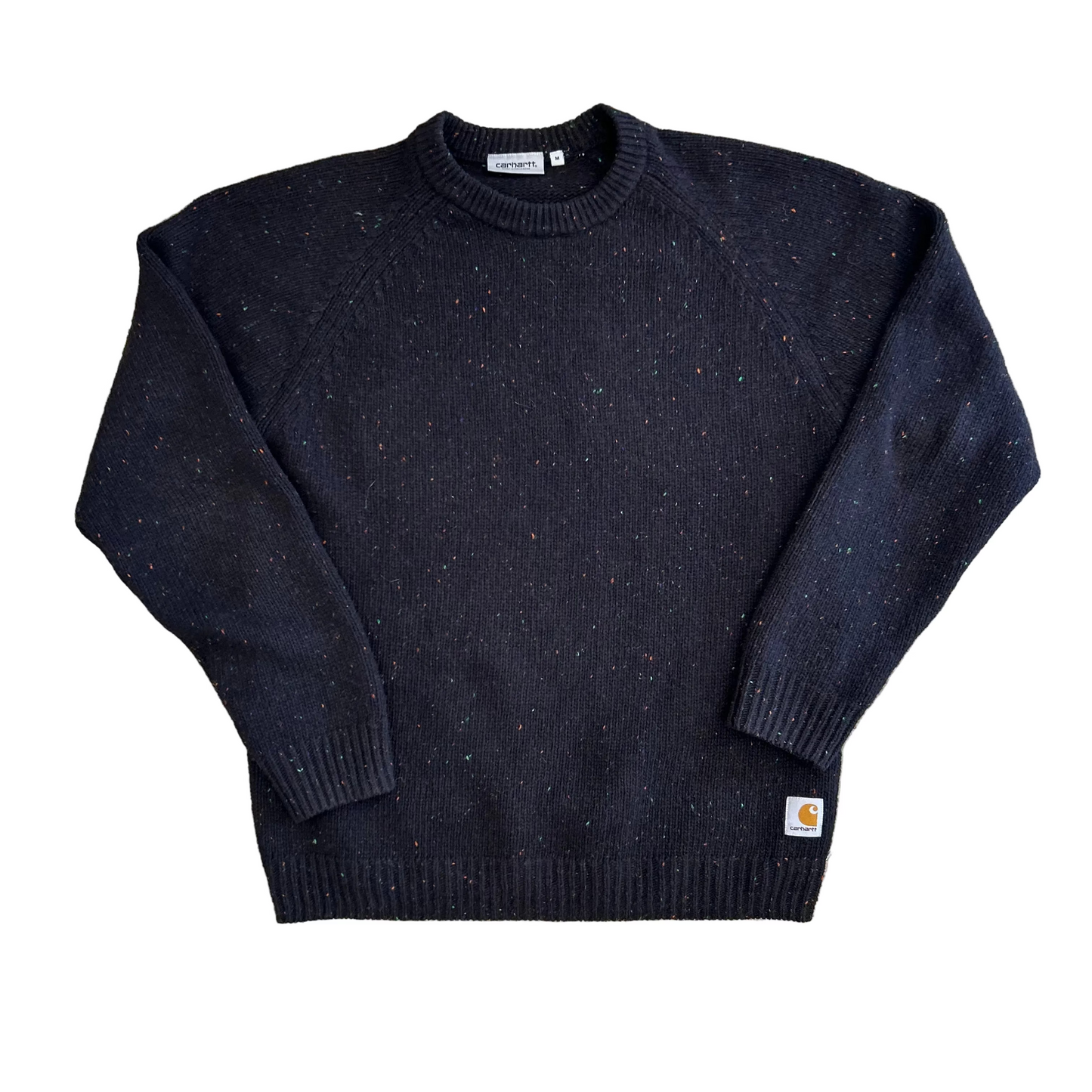Carhartt Carphartt Black Speckled Sweater - Medium - 21" x 27"
