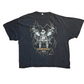 Popeye Cycle Club Rock Will Never Die Motorcycles Black Tshirt - XLarge - 26" x 28"