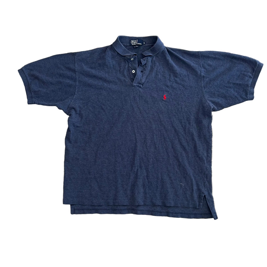 Polo RalPH Lauren Navy Cotton Polo Shirt - XLarge - 25" x 27"