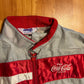 70/80's MVP Coca Cola Coke Red Grey Zip Up Windbreaker Jacket - Large - 22" x 24"