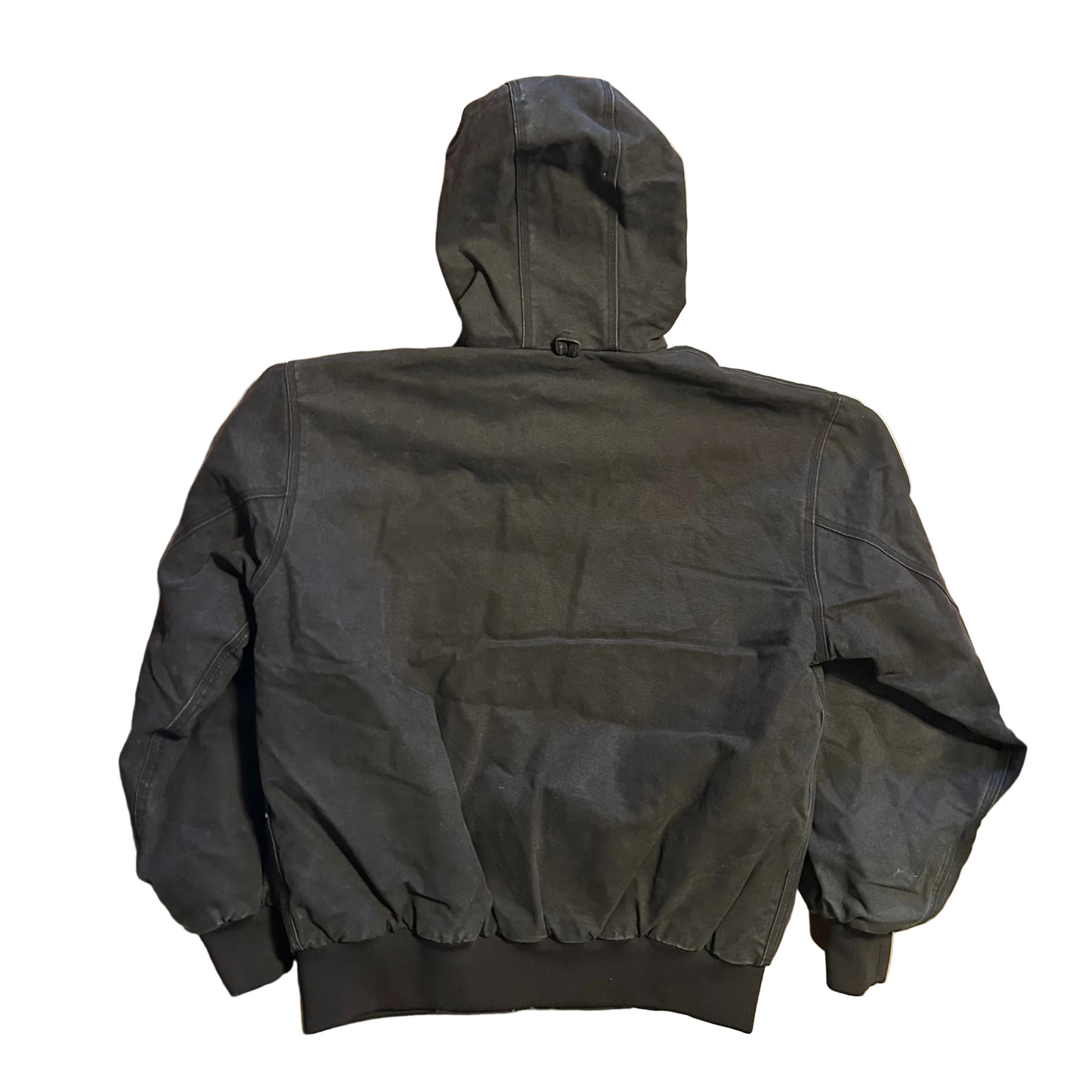 Redhead Brown Zip Up Lined Hooded Jacket Coat - Large - 23" x 25"