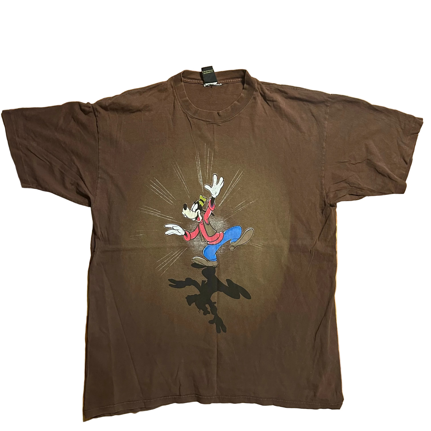 90/00’s Disney Goofy Brown Tshirt - XLarge - 25.5" x 32"