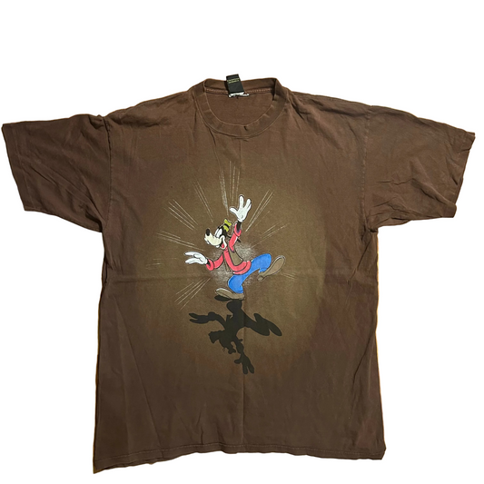 90/00’s Disney Goofy Brown Tshirt - XLarge - 25.5" x 32"
