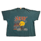 00’s Looney Tunes Tweety Bird Sylvester Stay Out Of My Way Alright Teal Tshirt - XLarge - 28.5" x 29"