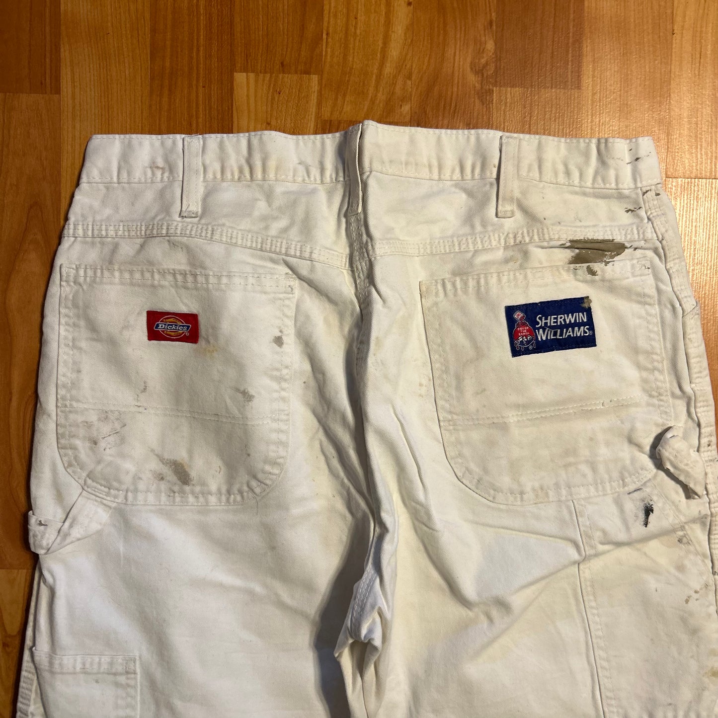 Dickies Sherwin Williams White Painter Carpenter Pants - 34" x 28"