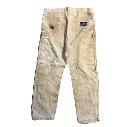 Dickies Sherwin Williams White Painter Carpenter Pants - 38" x 31"