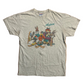 Junk Food Looney Tunes Skiing Aspen Grey Tshirt - Small - 18.5" x 25"