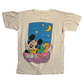 90/00’s Disney Mickey Nighttime White Tshirt - Large - 23.5" x 31.5"