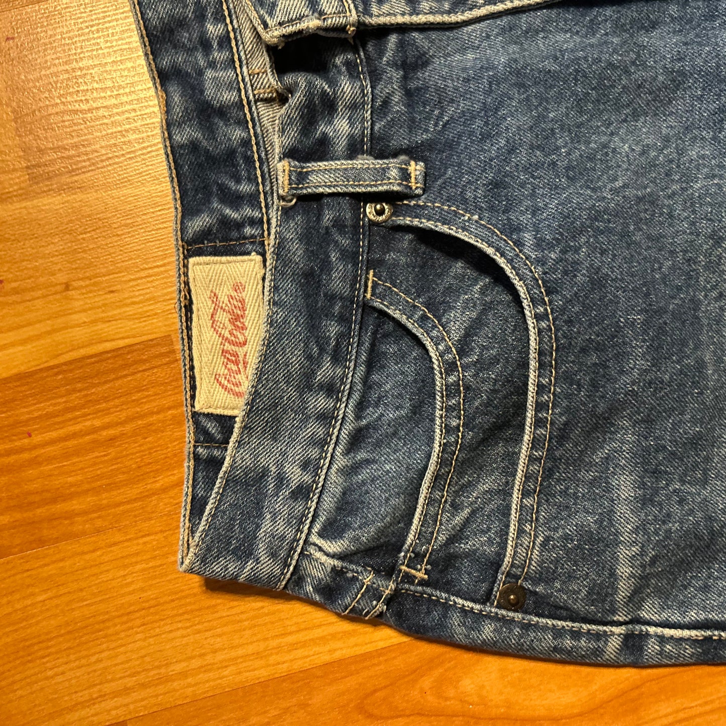 80/90's Coca Cola Coke Denim High Waisted Jeans - 28" x 28"