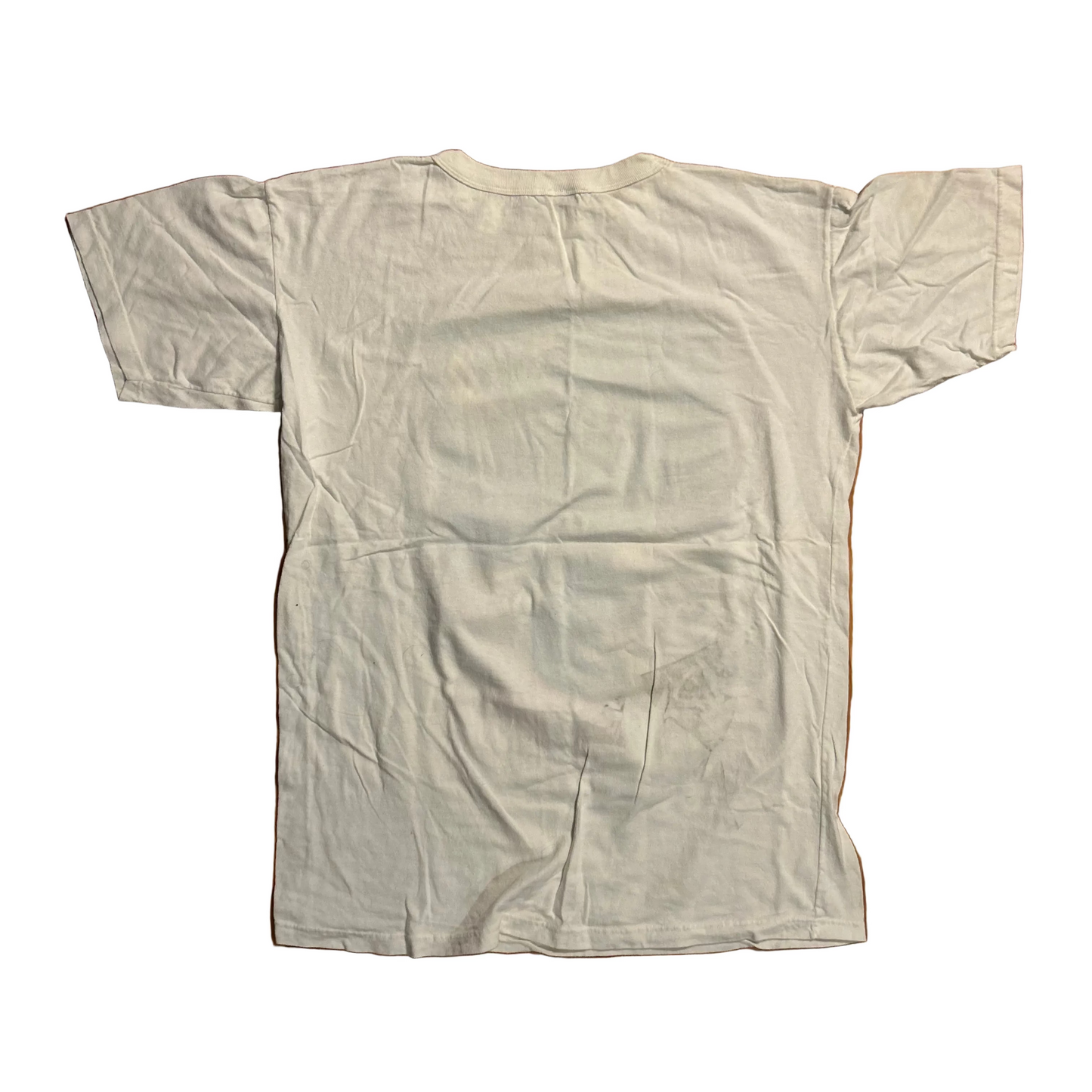 90/00’s Disney Mickey Nighttime White Tshirt - Large - 23.5" x 31.5"