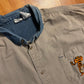 Disney Tigger Embroidered Brown Denim Button Up Collared Shirt - XLarge - 27.5" x 34"