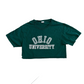 FOTL Ohio University Green Crop Top Tshirt - Cropped XSmall - 16.5" x 14"