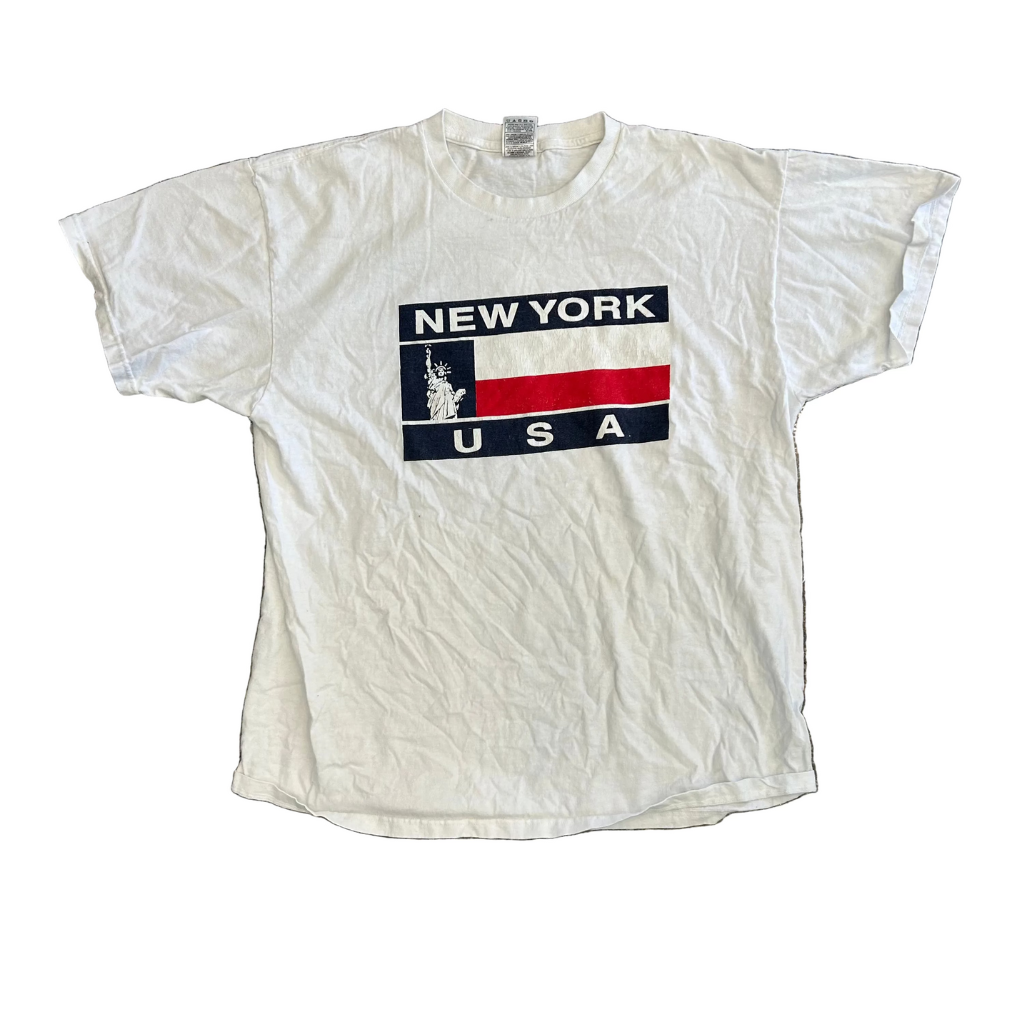 FOTL New York USA White Tshirt - Large - 22" x 27"