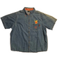 Disney Winnie the Pooh Embroidered Denim Button Up Collared Shirt - XLarge - 26" x 28.5"
