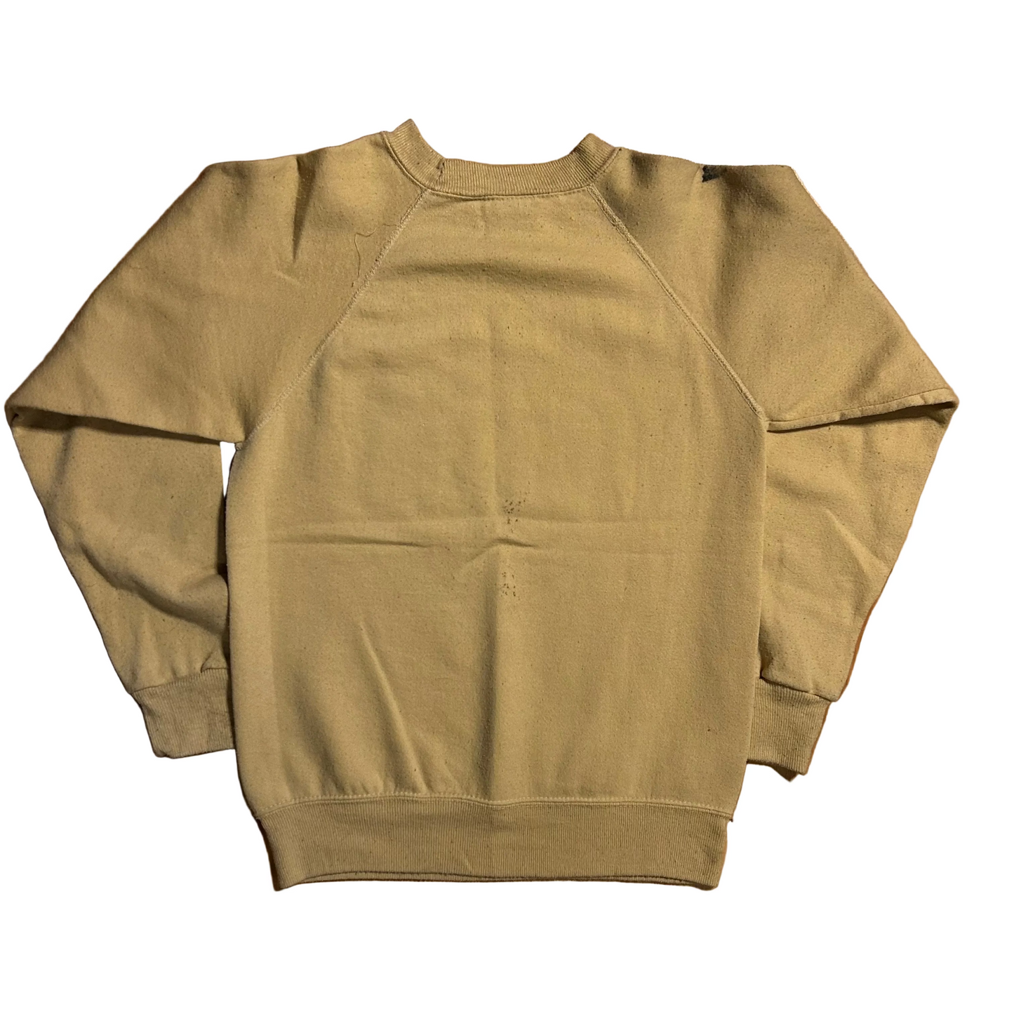80’s Disney Walt Disney World Brown Tan Castle Logo Crewneck Sweatshirt - XSmall - 17" x 23.5"