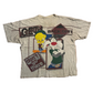 90’s Looney Tunes Tweety Sylvester Get a Grip Back Off Don’t Go There Grey Tshirt - XLarge - 26" x 29"