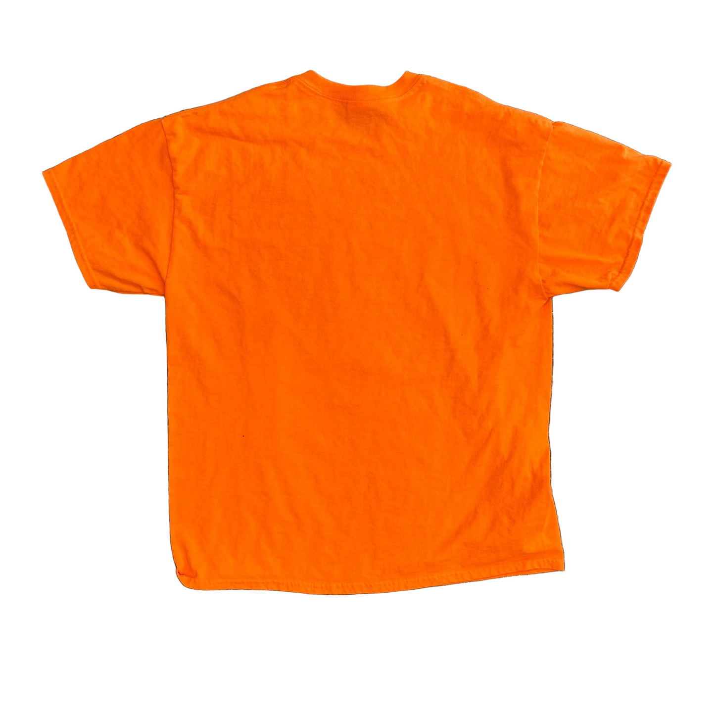 Gildan Crappie Jiggy Fishing Orange Tshirt - Large - 22.5" x 30"